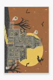 185' x 275' | Machine Washable Runner Rug | Kid & Pet Friendly | Indoor Rug | Fright Night Flatwoven Rug | Ruggable
