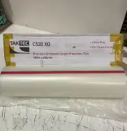 Taktec Carpet Flooring Protection Film 530mm x 100m Roll & Stroll 100 Micron NEW