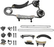 X AUTOHAUX Timing Chain Kit No.12609261 for GMC Acadia for Chevrolet Traverse for Buick Enclave 1 Set