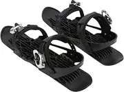 Short Mini Ski Skates, Portable Winter Adjustable Ski Shoes, Short Snowskates Snowblades Skiboards for Winter Outdoor Sport Skiing Equipment, Fit Into Your Backpack
