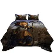 Fantasy Art Cool Lion Warrior Coverlet