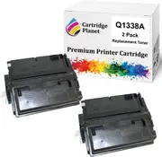 2 Pack Compatible Toner Cartridge Replacement for HP Q1338A 38A (12,000 Pages) for HP Laserjet 4200 4200DTN 4200DTNS 4200DTNSL 4200L 4200Ln 4200Lvn 4200N 4200TN