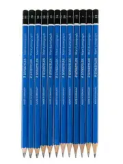 Staedtler Mars Lumograph Pencil Tin Sets - set of 12 sketching