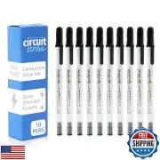 Circuit Scribe Non-Toxic Conductive Ink Pen for Kids Circuit Building Set (10