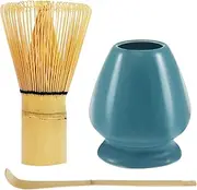 Matcha Whisk Set - Matcha Kit/Matcha Set | Matcha Tea Bowl & Matcha Tea Bowl - Matcha Ceremony Kit For Tea Ceremony, Whisk, Tea Spoon, Matcha Holder - Cereal