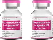 Bacteriostatic Water 10mL | 0.9% Benzyl Alcohol x 2 QTY