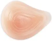 [DAZFKJXSPYX] Teardrop Shape Silicone Breast 1 Piece Concave Bra Self-adhesive Soft Realistic for Mastectomy Crossdresser Transgender Cosplay Fake Boobs(CupAA :150g, Right Side Only)