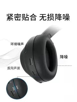 【米顏】 博音適用于索尼WH-1000XM3耳罩SONY1000xm2耳套MDR-1000X耳機海綿套 耳機套