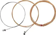 TOGEVAL Folk Guitars Music String Replacement Kit Strings Pack Sturdy for Acoustic Guitars for Concerts Practice