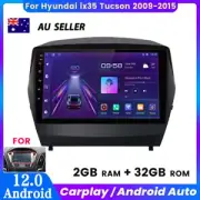 Android12 Auto Car Radio For Hyundai ix35 Tucson 2009-2015 Head Unit GPS Carplay