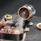 Portable Range Hood With Cooling Filter Detachable Alloy Base Compact GE