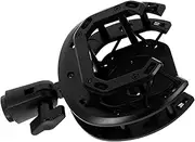 QUMIIRITY Durable Shock Mount Mic Holder for Professional Recording Vibration Microphone Stand Black Bracket for Podcasting and Broadcasting
