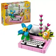 LEGO Creator 3 in 1 Typewriter with Flowers - Building Toy with 3 Building Op...
