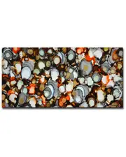 Ready2HangArt Copper, Iron, Jade Wrapped Canvas Wall Art by Norman Wyatt