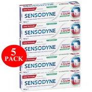 5 x Sensodyne Sensitivty & Gum Toothpaste Extra Fresh 100g