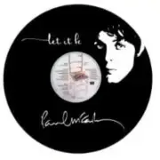 Paul McCartney Vinyl Record Art - Laser Cut Vinyl