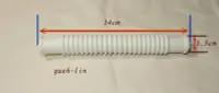 在飛比找Yahoo!奇摩拍賣優惠-洗衣機進水閥 內水管 直形 運接管 軟管 14公分