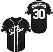 [MESOSPERO] Benny The Jet Rodriguez The Sandlot Baseball Jersey, Michael Squints Palledorous Alan Yeah-Yeah McClennan Men's Jersey S-3XL