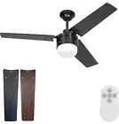 Ceiling Fan with Lights, 42 inch Ceiling Fan with Remote Control