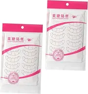 20 Sheets Eyelashes Positioning Stickers Five Point Adhesive Pads for Accurate Grafting Easy Application Safe for Skin for Makeup Professionals and Beginners