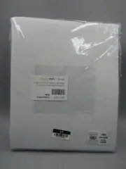 Pottery Barn Soothing Sleep Noise Reducing Blackout Curtain Drape 96" White Q153