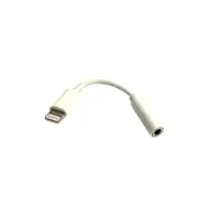 iPhone 8pin to 3.5mm AUX Jack Converter Adapter - White