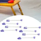 4Pcs Folding Table Legs Modern Stable Easy to Install Multipurpose Foldable