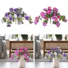 Artificial Morning Glory Flowers with Stem Porch Silk Flower Fake Plant for