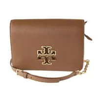 在飛比找博客來優惠-TORY BURCH 雙T LOGO皮革手拿包 黃色