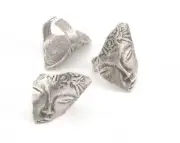Mythological Face Ring Adjustable "Color Options" 16.5mm 6US inner size 3697