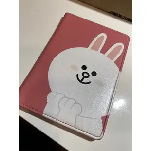 二手韓國正品 LINE FRIENDS Connie 兔兔 粉紅色 旅行 護照套 護照夾 passport case