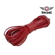 Red Leather Lace for Chaps, Vests, Bags, Boots, Arts & Crafts (50 Feet Long)