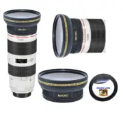 HD3 WIDE FISHEYE LENS + MACRO LENS FOR Canon EF 70-200mm f/2.8L IS III USM Lens