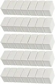 BAZEITFLOW 5Pcs Weekly Mini Pill Organizer with Compartments and Portable White Pill Case for Travel and Daily Use for Medication Management