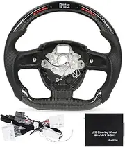 Steering Wheel, LED Wheel, Shift Light Wheel, Carbon Racing Wheel, Compatible with Audi S4 S5 RS5 B8 S6 C6 S8 D3