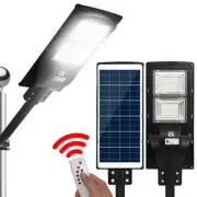 LED Solar Lights Outdoor Garden Street Flood Light Sensor Security Lamp 120W New