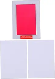 Homoyoyo 1 Set Inkless Ink Pad for Baby Handprint Footprint Kit Red Ink Pad Safe for Newborn Keepsake Pet Paw Print and Family Memories
