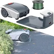 Robotic Lawnmower with Charging Station for Lawns Up to 1500 Square Meters Multi-Zone Lawn Cutting,Bluetooth App Control Robot Lawnmower Kit,WiFi Connectivity,Theft Protected,Easy to Set Up A