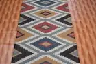 Runner Jute Kilim Rug Hallway Afghan 2.6x8 Kilim Hand Made Carpet Rug