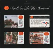 British Athletics Coaching Phonecards (x4) with Presentation Folder