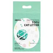 Zodiac Fruity Tofu Cat Litter Green Tea Fast Clumping Flushable Pellets 2.4Kg 7L