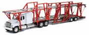 New Ray 1/32 Freightliner 114SD Auto Carrier Truck and Trailer die cast