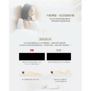 【3M】 防螨天然乳膠枕-(標準透氣型/工學助眠 型/加高支撐型) 一入 內附防螨枕套