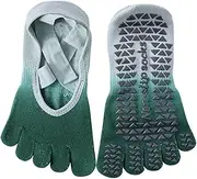 [SLEDEZ] Yoga Socks for Women Tied Yoga Socks Women's Five Finger Socks Pilates Socks(Colour 1)