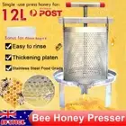 Bee Honey Presser Large Household Manual Wine Press Wax Machine Stainless 12L Oz