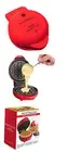 Nostalgia My Mini Waffle Maker 5" Compact Size Cooking Surface for Dorm - Red