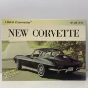 CARD ONLY: Johnny Lightning Trading Card 1963 Chevy Corvette