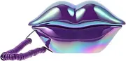 Vintage Retro Phone for Home Decor Pink Flip Lip Phone Stand Charming Lip Phone Ornament