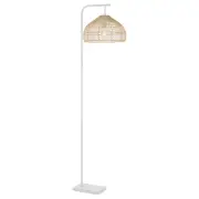 Frya 40 Floor Lamp, Natural, White