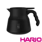 【HARIO】V60不鏽鋼保溫咖啡壺黑PLUS 600/VHSN-60-B